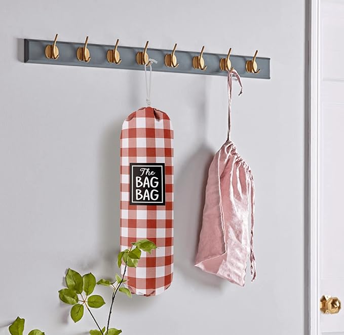 Funny Grid Bag Bag， Grocery Bags Holder Organizer For Shopping Bags, Wall Mount Plastic Bags Storage Container Dispensers, Gift For The Preferred Family And Friends