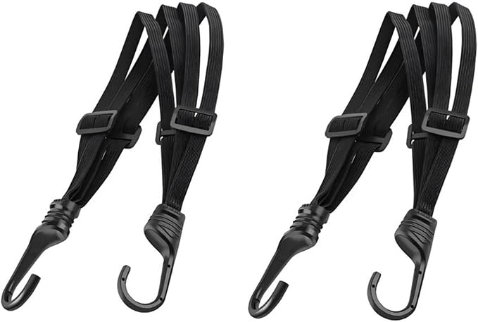Car Nets Car Trunk Organizer Elastic Strap For Jeep For Wrangler TJ JK JL For Gladiator JT 1997-2025 Heavy Duty Cargo Strap Rope Hook Accessories Cargo Net (2 pcs)