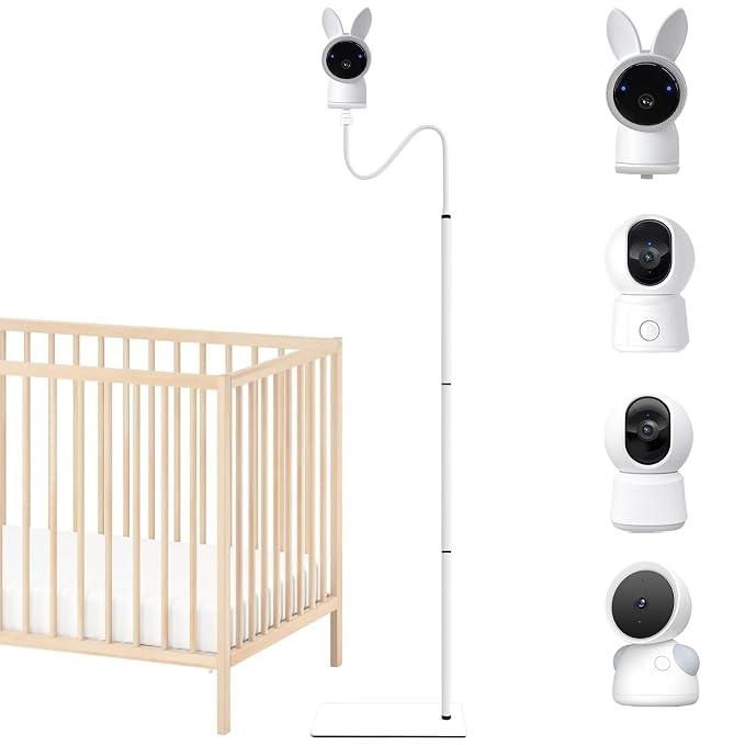 Floor Baby Cameras Monitor Mount Stand Compatible with ARENTI 2K/A4/4PM/D3 /3QM/P2Q/B2/P2F Baby Camera Adjustable Baby Monitor Stand Holder (68.7 inch/Camera Not Included)
