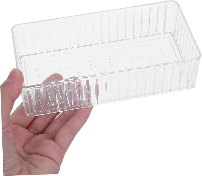 minkissy 10pcs Plastic Drawer Organizers Set with 13 Sizes, Stackable Pet Storage Boxes with Removable Dividers and Raised Edges, Easy to Clean Multi-use Vanity and Bathroom Counter