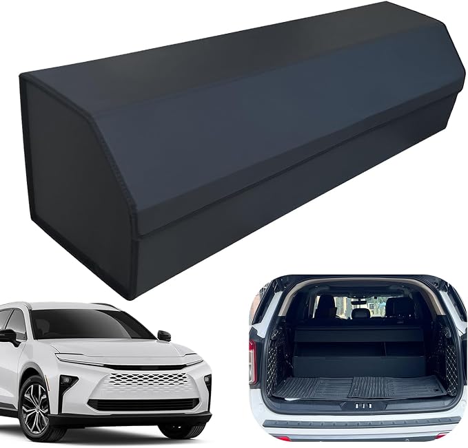 Car Trunk Organizer for For Toyota Crown Signia - Custom Fit,Large Space Outdoor Trunk Organizer with Leather,Hook and Loop Fastener,4-Layer Cover,For Toyota Crown Signia 2025