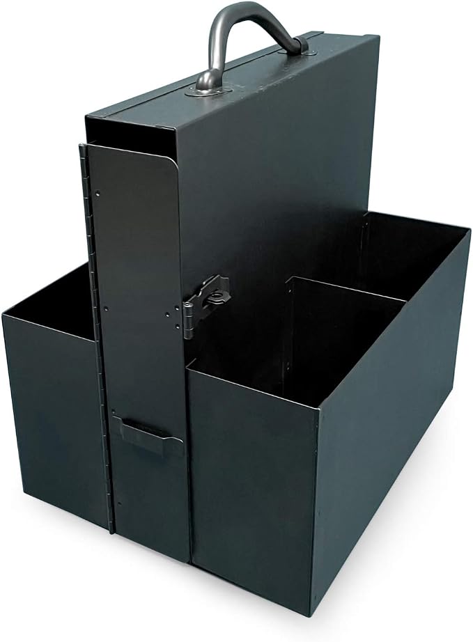 IDL Packaging Strapping Cart & Dispenser for Steel, PET & PP Mini Coils | CA-920 for All Types of Mini Strapping Coils - Multi-Functional Box/Case - Spacious Storage Tray for Tools, Seals & Gloves
