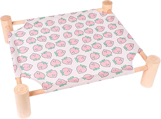 Hammock Sheet Removable, Peach | Pet Swing Bed Sheet Indoor Sleeping Nylon Sheet for Puppy Pet, Comfortable Cloth Camp for Napping