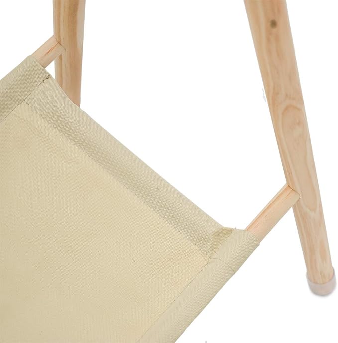 Garment Rack for Pets/Dolls/Baby, Hanger Rack, Dress up Storage, Clothes Organizer, Wooden (Beige, Large)