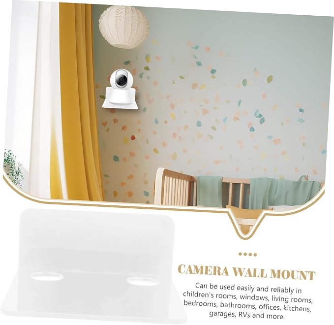 KOMBIUDA 3pcs Room Camera Mount Wall Mount Monitor for Crib Camera Floor Monitor Speaker Bracket Wall Shelf for Speakers