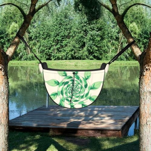 Leaf pattern Car Seat Organizer-Backseat Storage Bag for Travel