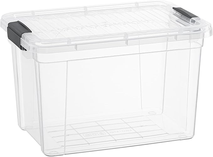Superio 8.7 Quart Clear Plastic Storage Boxes with Lids, Stackable Organizer Containers, BPA-Free Storage Bins for Home, Office, School & Dorm, 1 Pack