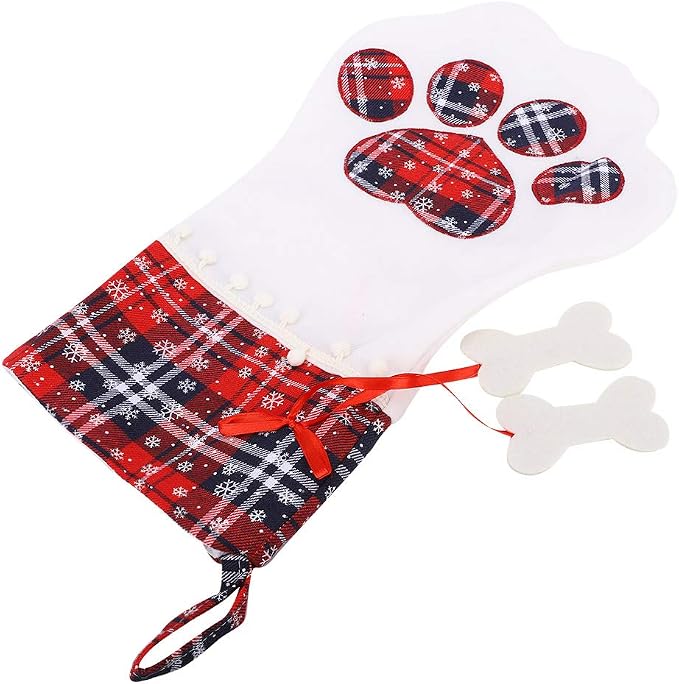 ZJchao Cute Bags with Dog Pet Design – Soft Cloth Hanging Doll Toy Storage for Holiday Decorations and Presents