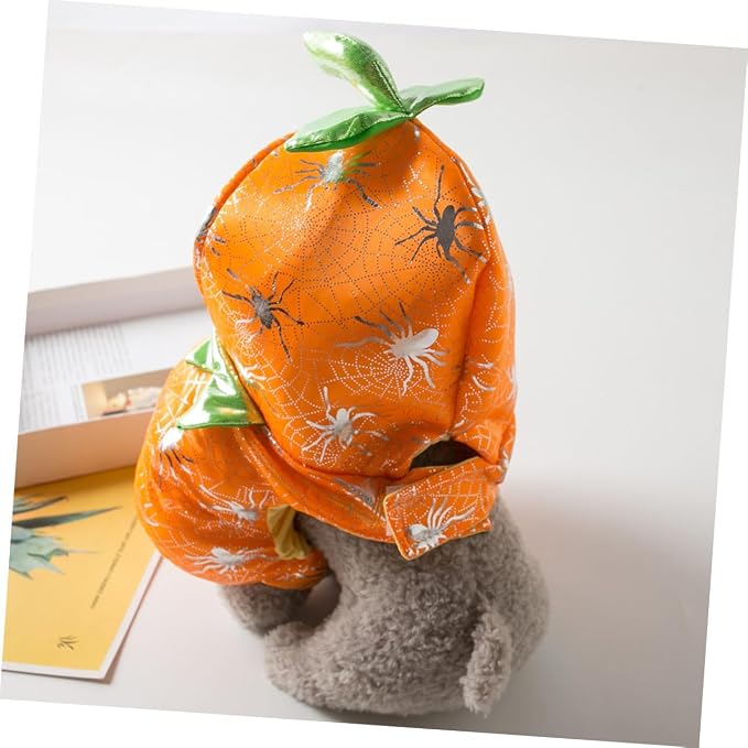 Toddmomy Halloween Pumpkin Dog Cat Costume Funny Pet Apparel for Parties Lightweight Skin-Friendly and Cats Stand Halloween Events