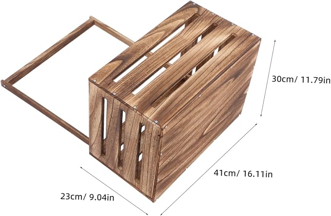 UPKOCH Shower Laundry Basket Wooden Storage Crate Care Products Closet Handle Toy Storage for Newborns for Pregnancy