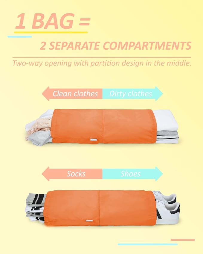 BAGSMART Compression Packing Cubes for Travel Essentials | 14 Set /6 Set /4 Set/2 Set, Lightweight, Durable