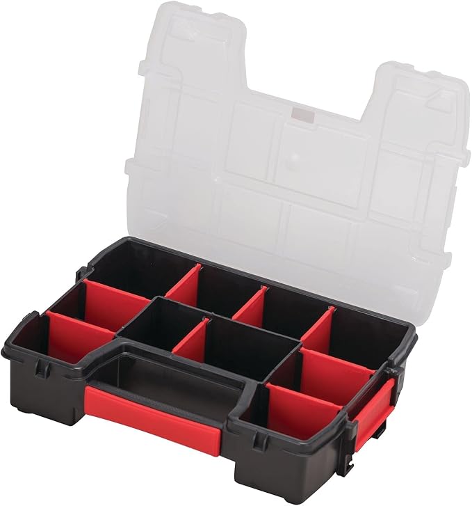 CRAFTSMAN Small Storage Organizer, 10 Compartment, Plastic (CMST14021) (Pack of 2)
