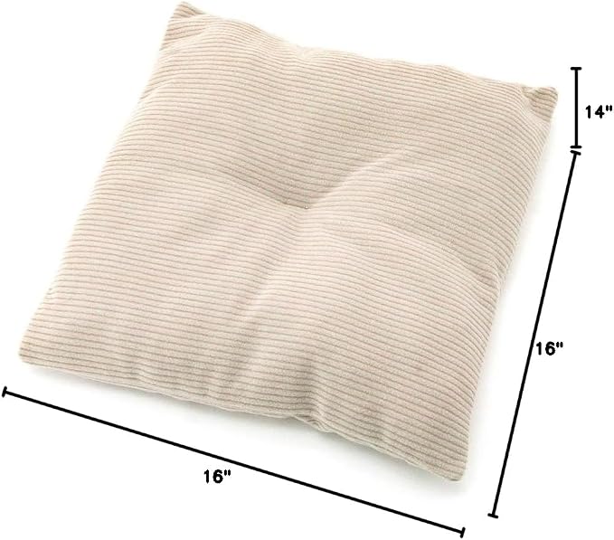 Best Pet Supplies Cat Bed for Indoor Cat, Domed Tent House with Removable Pillow, Covered Cat Cave for Small Dog, Puppies and All Breeds of Cats - Corduroy Beige, 16 x 16 x H:14"