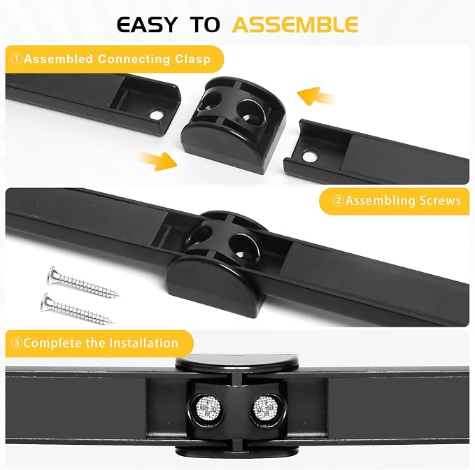 DGSL Heavy Duty Magnetic Tool Holder, 4 Pack 12" Wall Mount Organizer | Space-saving Magnetic Strip, Magnetic Knife Holder, Screwdrivers, Wrenches, Pliers, Garage and kitchen Organization