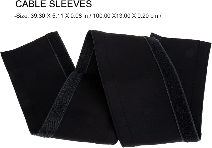 Lurrose Cable Management Sleeve Neoprene Cord Organizer for Computer Wires from Pets Mess Design for Use