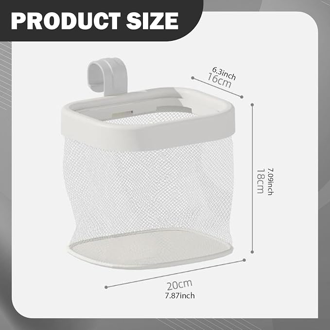 Dog Toy Storage Basket Pet Fence Organizer Bag Puppy Stuff Bin Crate Hanging Accessories Pouch Reinforced PP Material Suitable for Home Decoration