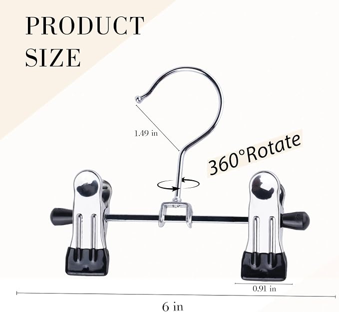 20pcs Adjustable Shoe Rack Pet Baby Pants Folder Multi Functional Travel Portable Hat 6" Heavy Duty Laundry Hooks Socks Holder Double Towels Bags Clothes Clip Boot Hanger Space Saving Home Organizer