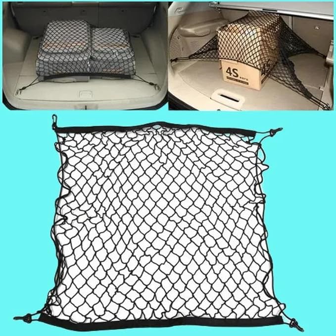 Car Nets For Skoda For Superb For YETI For Octavia A5 A7 Car Trunk Net Cargo Organizer Mesh Accessories Cargo Net