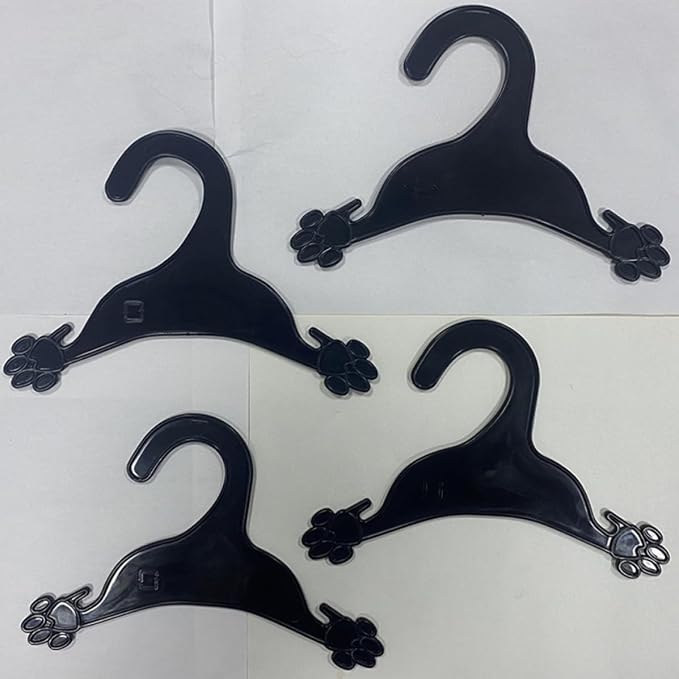 10pcs Dog Paw Clothing Hanger Anti-Skid Rack for Pet Apparel, 22.5 X