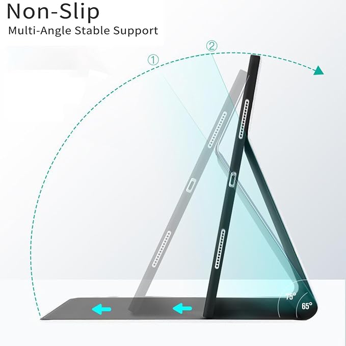 Tablet Case for iPad Air 13" M3/M2,iPad Pro 12.9" 6th/5th/4th/3rd Generation,Shockproof Protective Cover with Stand,Auto Wake/Sleep,Cactus Plant