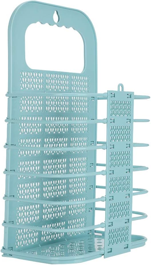 AYNEFY Feeding Supplies Basket Foldable Wall Mounted Feeder Foldable Hanging Feeder with Sticking Hook for Chickens Rabbits Guinea Pigs Chinchillas Hamsters Chicken Vegetable