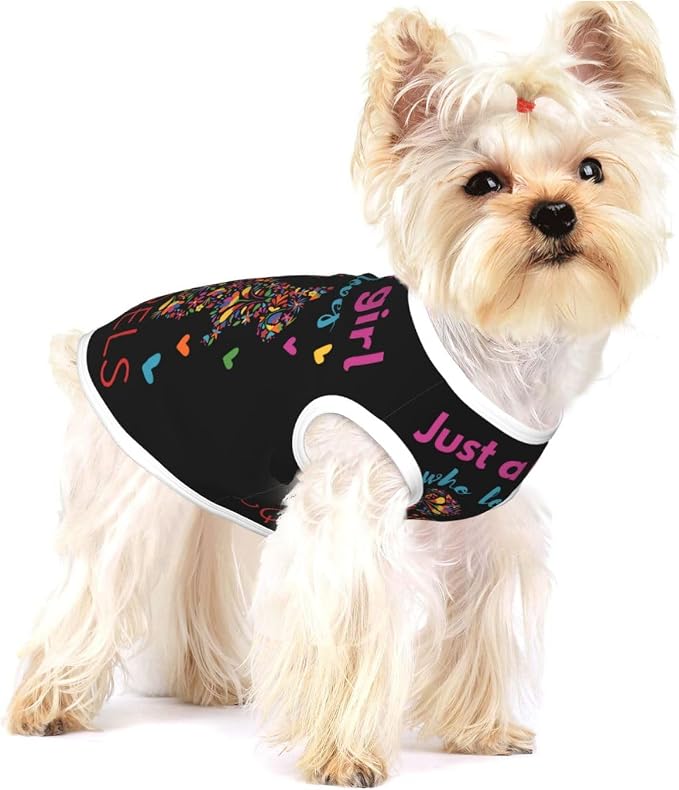 Just A Girl Who Loves Squirrels Dog Shirts Sleeveless Puppy T-Shirts