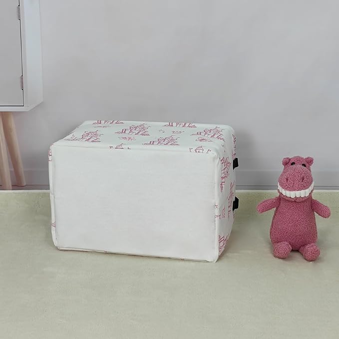Rectangular Castle Storage Basket | Gifts Bag for Toys,Books,Clothes,Gifts,Pets-Perfect for Home,Office,Nursery,Dorm,Shelf