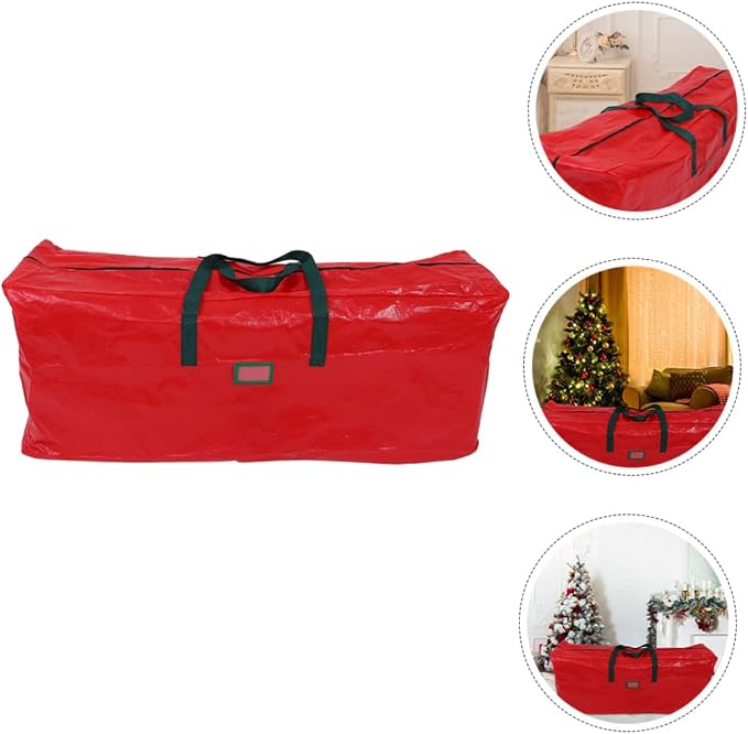 VICASKY Christmas Tree Storage Bag with Zipper and Carry Handles Large Non-woven and Pet Material Dust-resistant Holiday Tree Organizer for Decorations