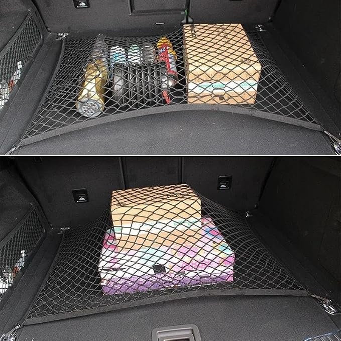 Car Nets For Skoda For Octavia A5 A7 For Kodiaq For Rapid For Fabia For Superb For Yeti Trunk Luggage Storage Cargo Organiser Nylon Elastic Mesh Net Cargo Net