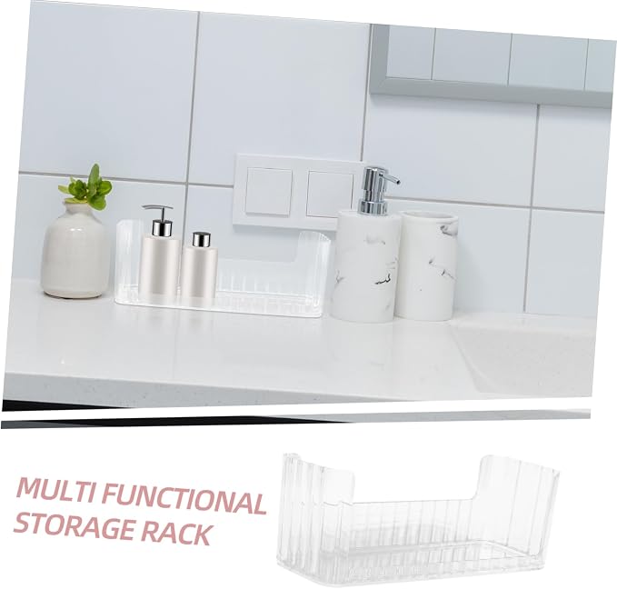 IMIKEYA Travel Makeup Organizer Vanity Organizer Tray Bathroom Medicine Cabinet Cosmetics Storage Rack