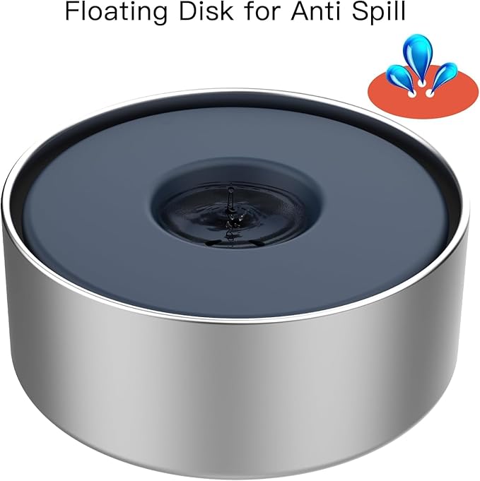 Floating Disk Replacement for No Spill Dog Water Bowl, Splash Control Insert