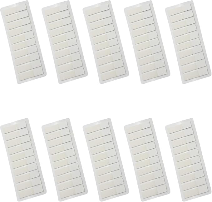 120 Counts White Clear PET Label Writable PET Page Marker Bookmarks Adhesive Notes 44x11MM Labelling Sticker for Binder Reading Notes Organizers