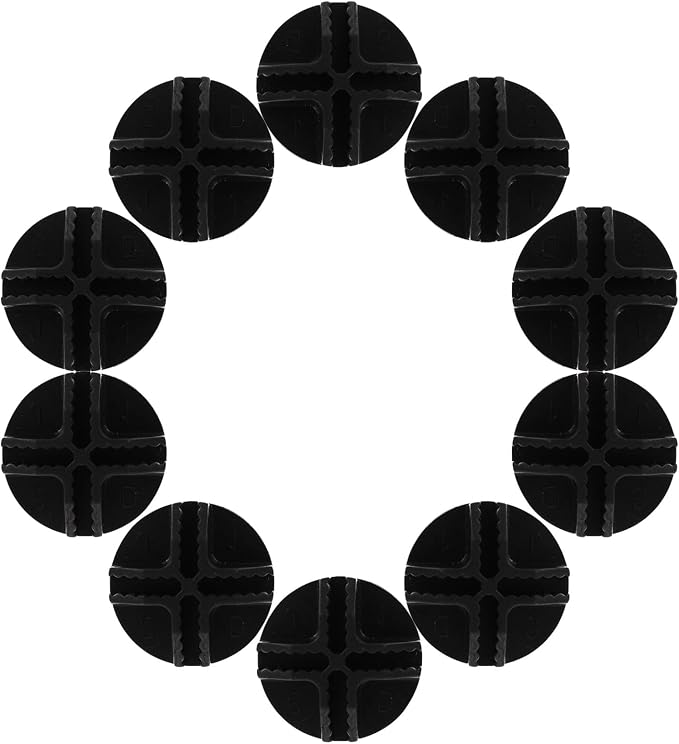 12Pcs Plastic PET Cage Connectors Securely Join Panels Black | Reusable Buckles for Enclosures, Sturdy Fixing Accessories, Portable Household Set, 12 Piece Pack