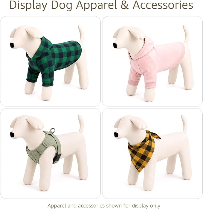 Dog Mannequin PU Pet Clothing Display Stand Cute Dog Hangers for Clothes Store Leather Pet Sewing Mannequin Durable Puppy Standing Model (White, Medium)