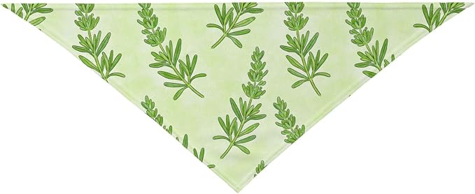 Sage Green Dog Bandana,Adjustable Triangle Bibs Dogs Scarf,Puppy Neckerchief Dog Cat Bib for Spring Summer (Grass Green)