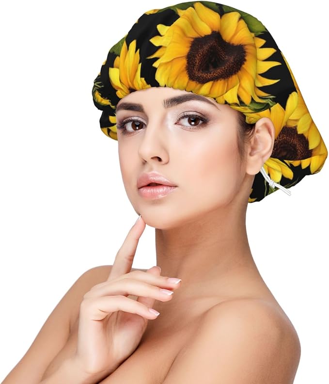 Adjustable Silk Satin Night Cap Women's Men's Sleep Cap