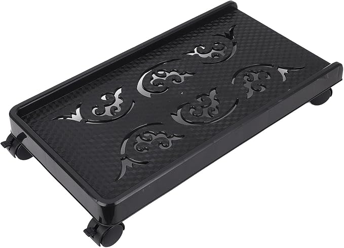 Generic CPU Stand Under Desk Easy Assembly Strong Load Bearing for PC, Pet Bowl Holder, Tool Organizer ABS 18.11x9.65x3.15in