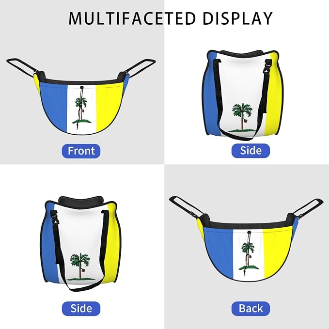 Flag of Penang Car Seat Organizer-Backseat Storage Bag for Travel | Waterproof Durable. Holds Snacks Gear Essentials. Fits Most Cars.