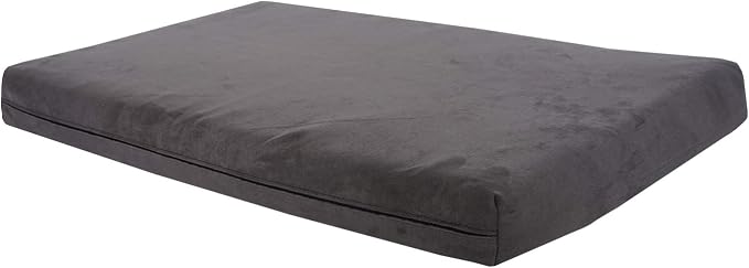 Pet Support Systems Orthopedic Dog Bed - Gel Memory Foam Pet Bed, Luxury Washable Dog Bed for Sleeping and Support (Removable Cover, X-Large Gray Dog Bed)