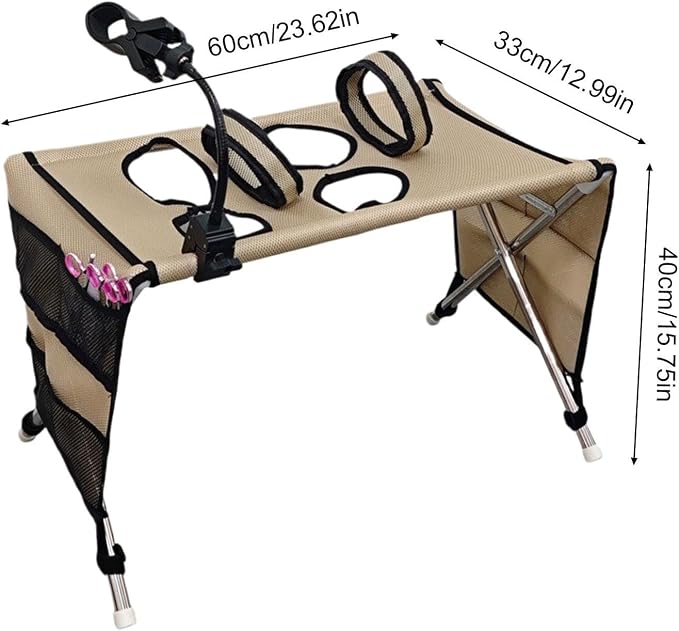 Pet Grooming Table - Dog Wash Stand, Portable Grooming Platforms | Grooming Arm, Pet Bathing Station, Dog Grooming Supplies For Home Washing Drying Brushing Trimming Nail Care Puppy Cat