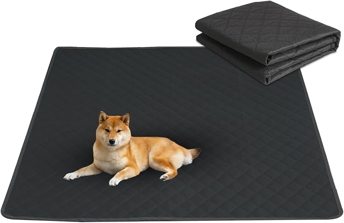 Washable Pee Pads for Dogs 34"x36" Reusable Puppy Pad Pet Training Pads, Waterproof Mat Non-Slip, Dog Pee Pad Whelping Pads Dog Mat-Playpen,Crate,Sofo,Car,Potty,Bed