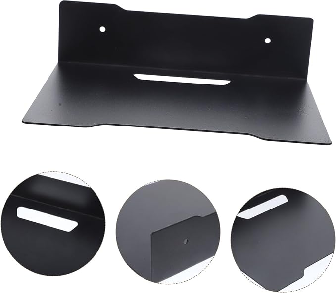 DOITOOL Wall Mounted Metal Bracket for Cameras Heavy Duty Design for Home Use Camera Mounting Space-Saving Wall Shelf for Projectors and Routers