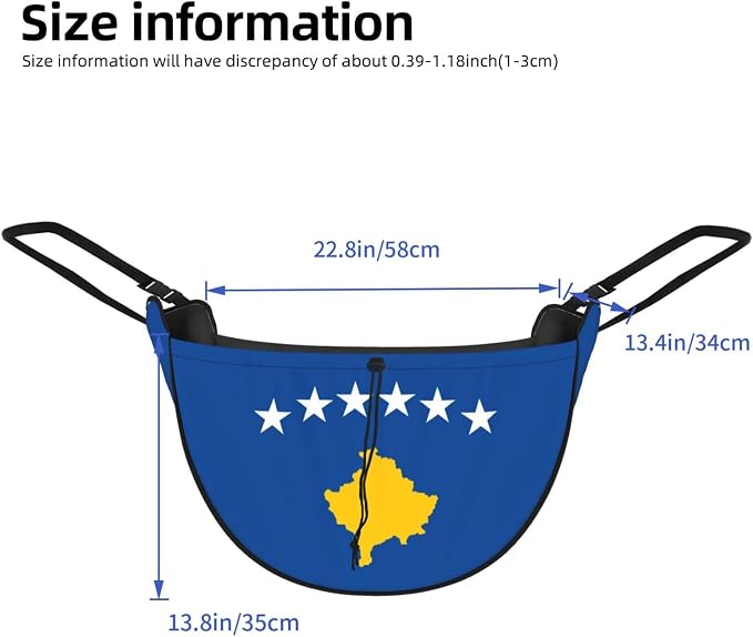 Flag of Kosovo Car Seat Organizer-Backseat Storage Bag for Travel | Waterproof Durable. Holds Snacks Gear Essentials. Fits Most Cars.