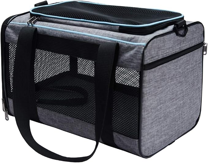 Vceoa 19"x12"x12" Pet Carrier for Cats | Toy of Fabric Pet Home