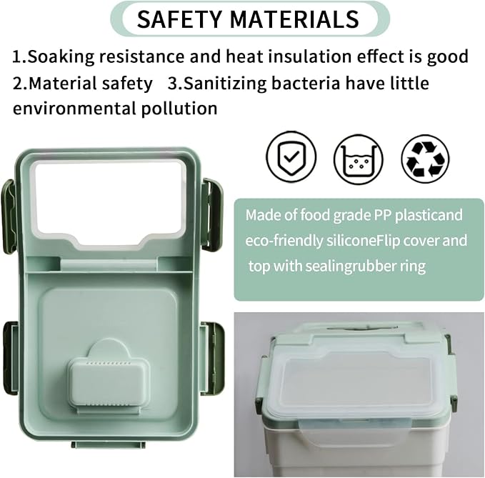 25LB Large Flour Storage Container Bin ,2 Pack Airtight Plastic with Wheels Seal Locking Lid Dispenser Organizer Storage Bin with Measuring Cup & Scoop for Flour, Rice, Grain 50LBS Total