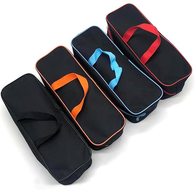Vacuum Cleaner Bag Organizer Storage Case with Oxford Cloth Material Portable Carrying Handle Large Capacity Suitable for Car and Pet Hair Cleaning, Black