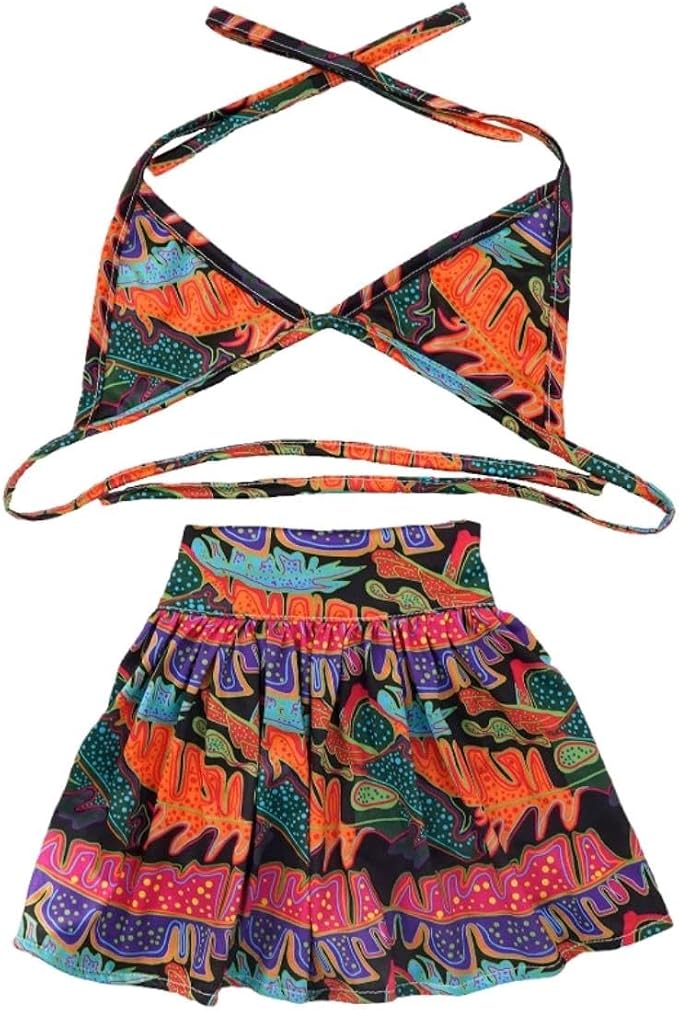 Generic Dog Bikini Swimsuit Puppy Beach Dress Summer Dog Clothes Female Girl Adjustable Pet Skirt Outfit Lightweight Puppy Vest Shirts Cat Apparel Dog Bathing Suit for Small Medium Dog