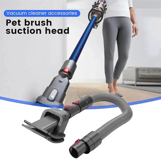 Vacuum Attachment Dog Cat Pet Bed Brush Groom Tool ，Compatible For Dyson， V11 V10 V8 V7 Vacuum Cleaner Accessories