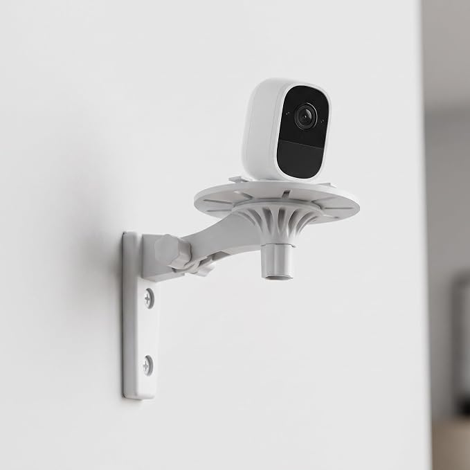 Toddmomy 3pcs Wall Mount Camera Holder - Baby Monitor Mount - Self-Adhesive Floating Shelf for Security Cameras and Small Devices No Drilling