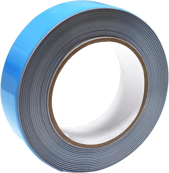 Adhesive Metal Strips for Magnets 1.4“ x 20ft, Metal for Magnetic Tape, Self Stick Flexible Steel Metal Tape Roll for Magnets, Metal Strips for Wall